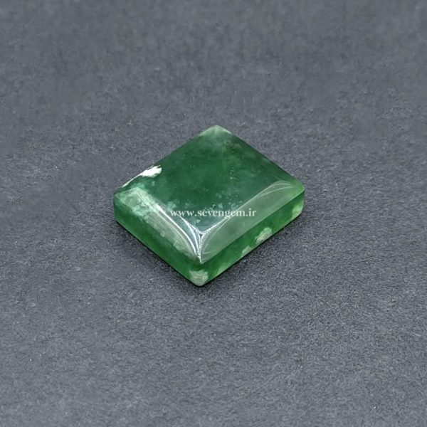 نگین عقیق سبز خراسان تراش مستطیل (کدB516)