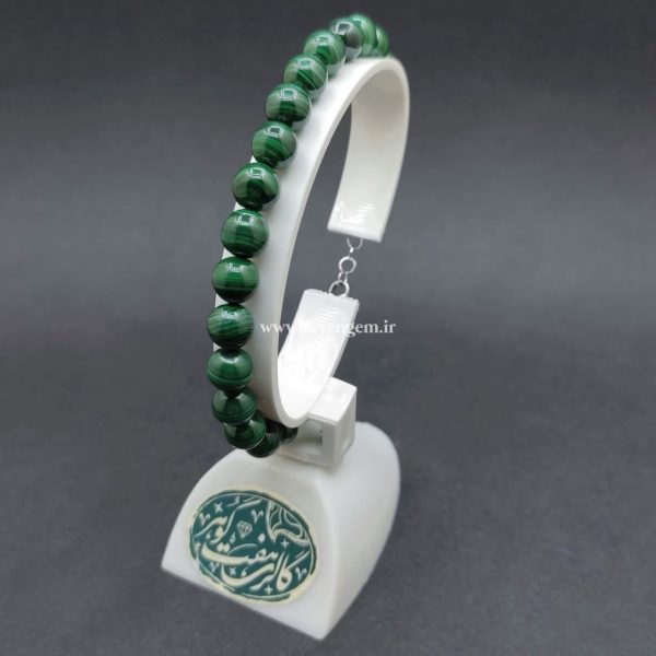 خرید دستبند سنگ مالاکیت کنگو