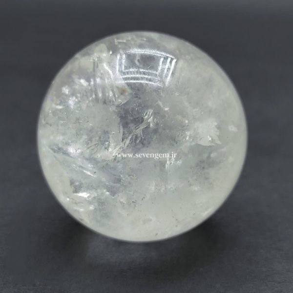 گوی سنگ کریستال کوارتز برزیلی (کدB590)